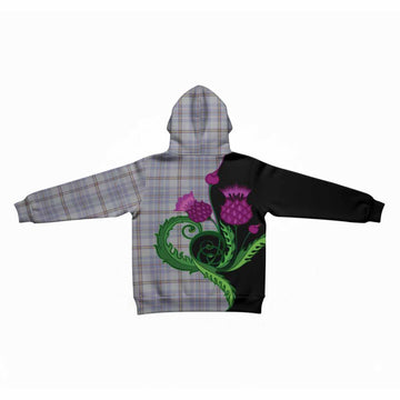 Tweedie Tartan Kid Hoodie Traditional Scottish Thistle