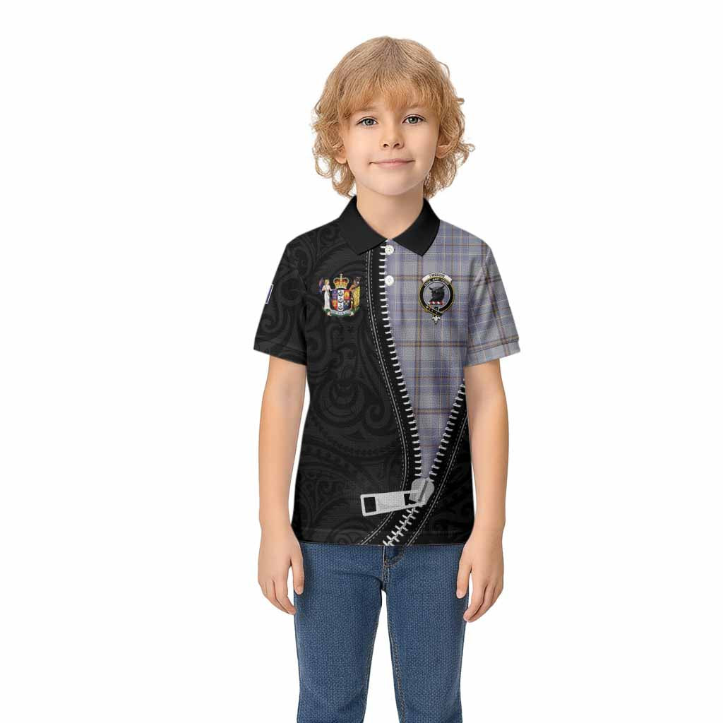 Tweedie Tartan Kid Polo Shirt New Zealand Pattern Unique Zipper Stylized