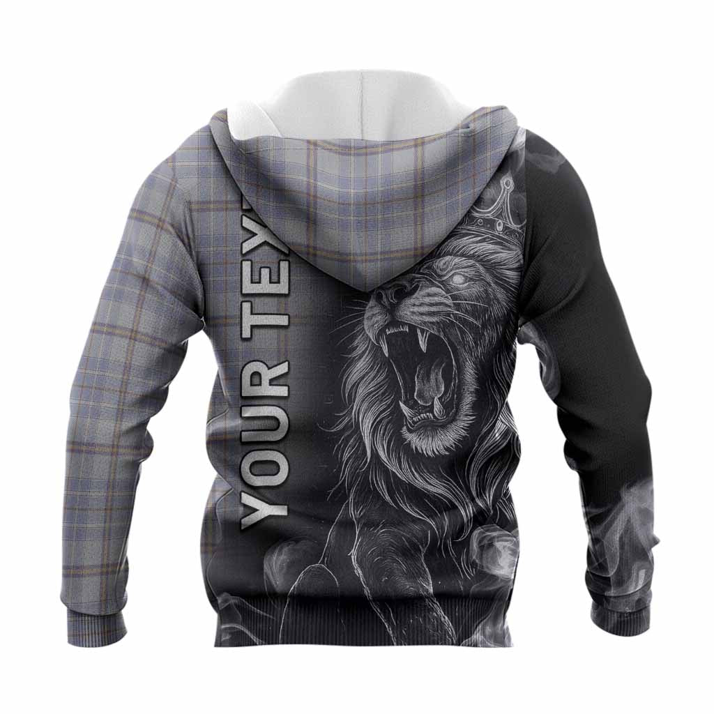 Tweedie Tartan Knitted Hoodie Roaring Lion Heritage