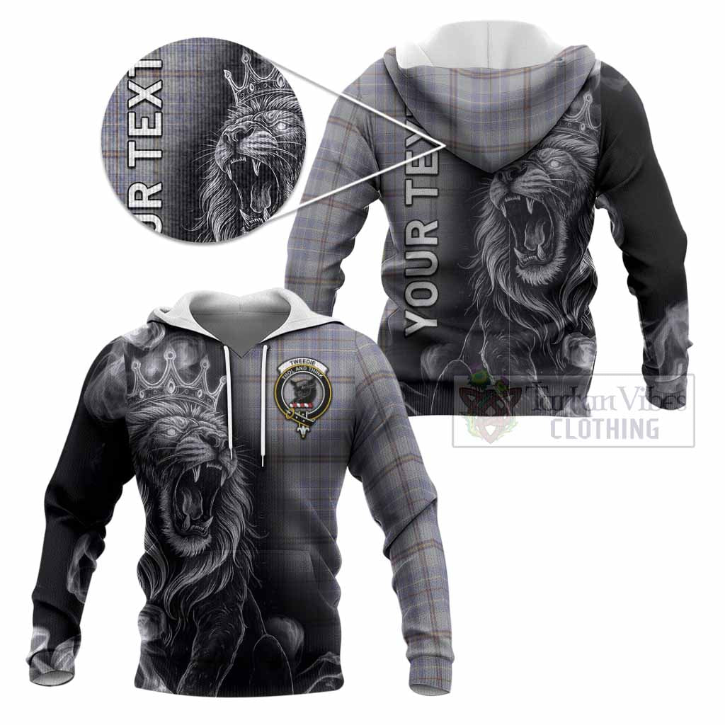 Tweedie Tartan Knitted Hoodie Roaring Lion Heritage