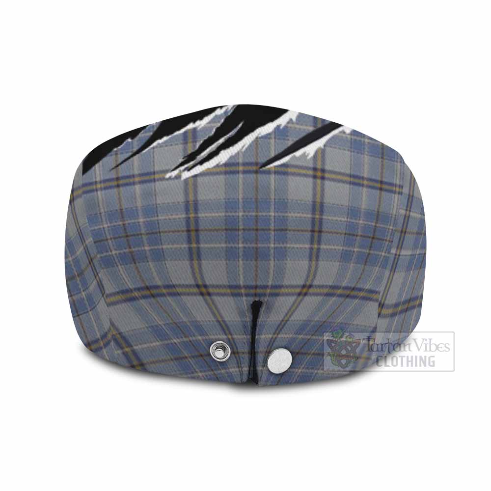 Tweedie Tartan Loch Ness Monster Flat Cap, Jeff Cap Celtic Knot Nessie Art