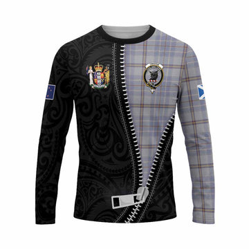 Tweedie Tartan Long Sleeve T-Shirt New Zealand Pattern Unique Zipper Stylized