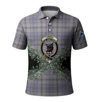 Tweedie Tartan Polo Shirt Thistle Scottish Spirit