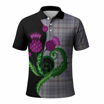 Tweedie Tartan Polo Shirt Traditional Scottish Thistle