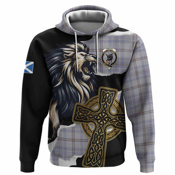Tweedie Tartan Scottish Hoodie Lion Celtic Heritage