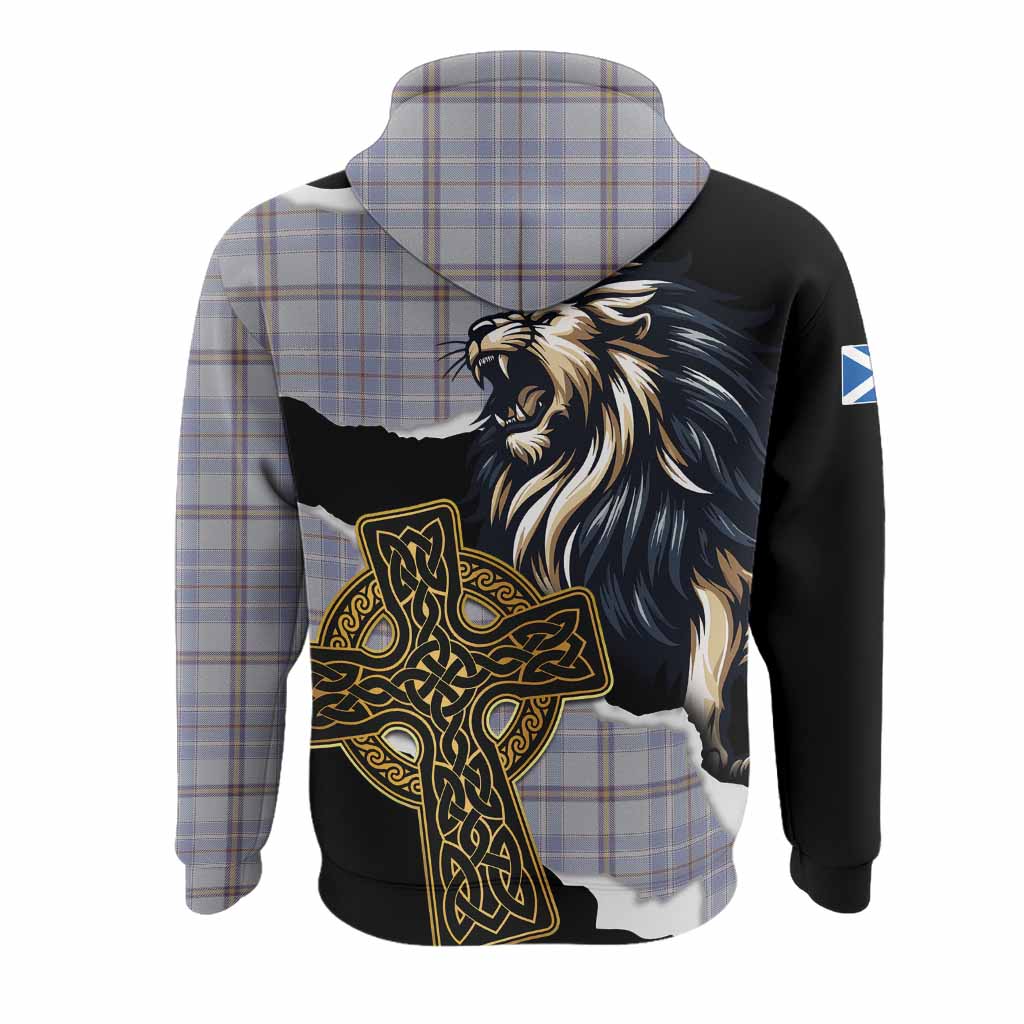 Tweedie Tartan Scottish Hoodie Lion Celtic Heritage
