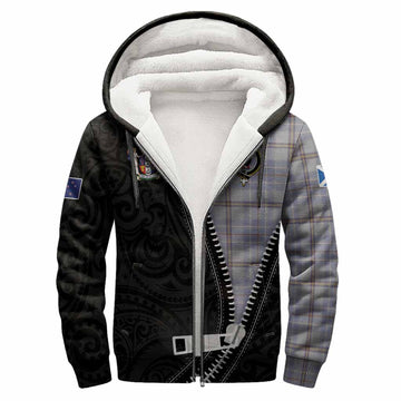 Tweedie Tartan Sherpa Hoodie New Zealand Pattern Unique Zipper Stylized