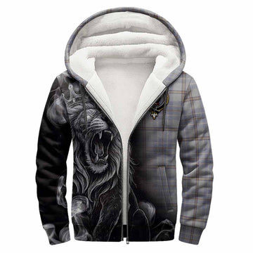 Tweedie Tartan Sherpa Hoodie Roaring Lion Heritage