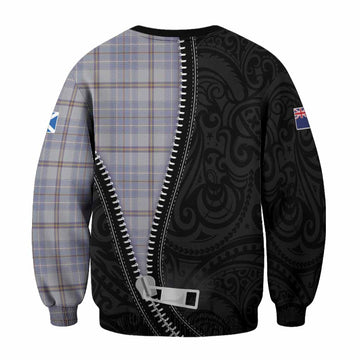 Tweedie Tartan Sweatshirt New Zealand Pattern Unique Zipper Stylized