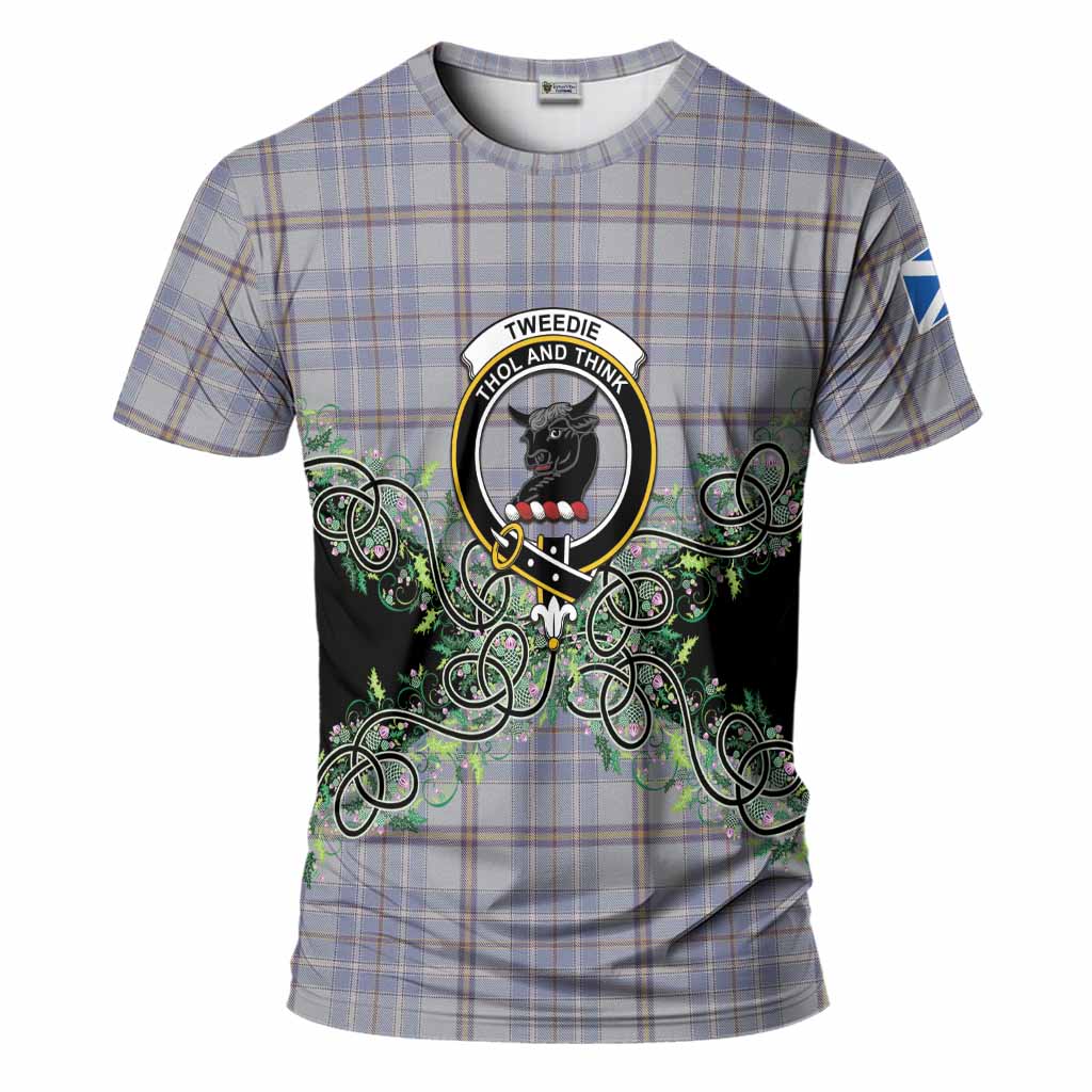 Tweedie Tartan T-Shirt Thistle Scottish Spirit