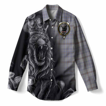 Tweedie Tartan Women Casual Shirt Roaring Lion Heritage
