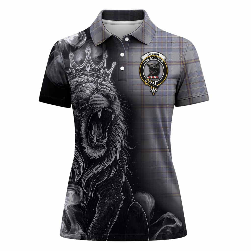 Tweedie Tartan Women Polo Shirt Roaring Lion Heritage