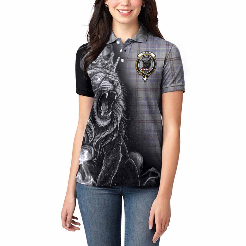 Tweedie Tartan Women Polo Shirt Roaring Lion Heritage