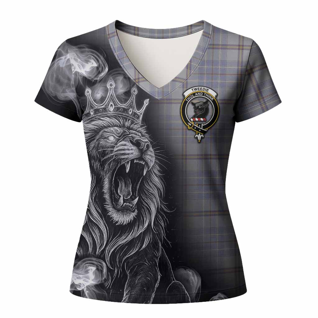 Tweedie Tartan Women T shirt Roaring Lion Heritage