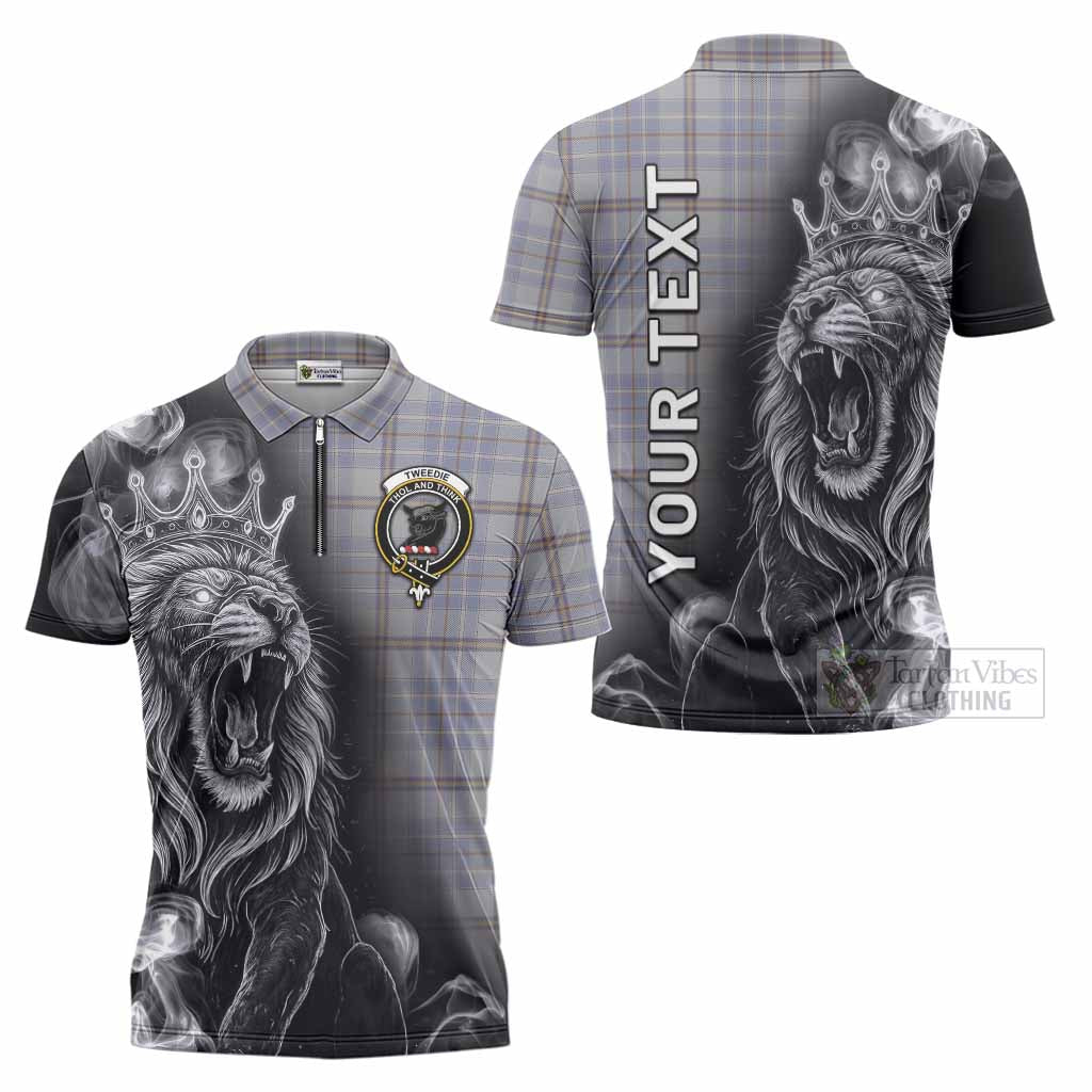 Tweedie Tartan Zipper Polo Shirt Roaring Lion Heritage