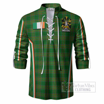 Tyler Irish Clan Coat of Arm Tartan Ghillie Shirt Flag Style