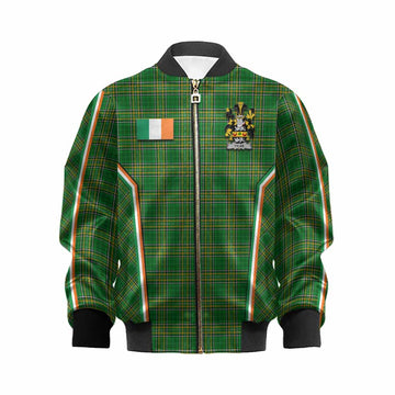Tyler Irish Clan Coat of Arm Tartan Kid Bomber Jacket Flag Style