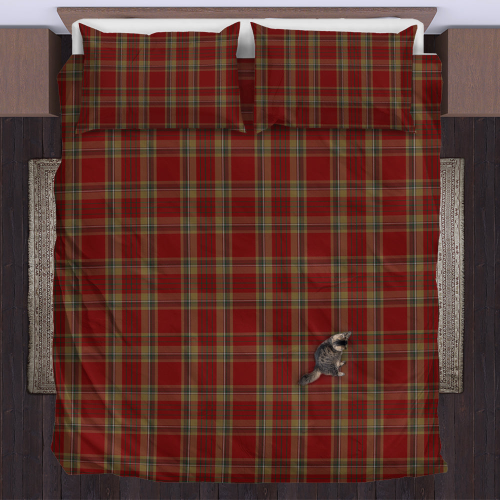 Tyrone County Ireland Tartan Bedding Set UK Bedding Set - Tartan Vibes Clothing