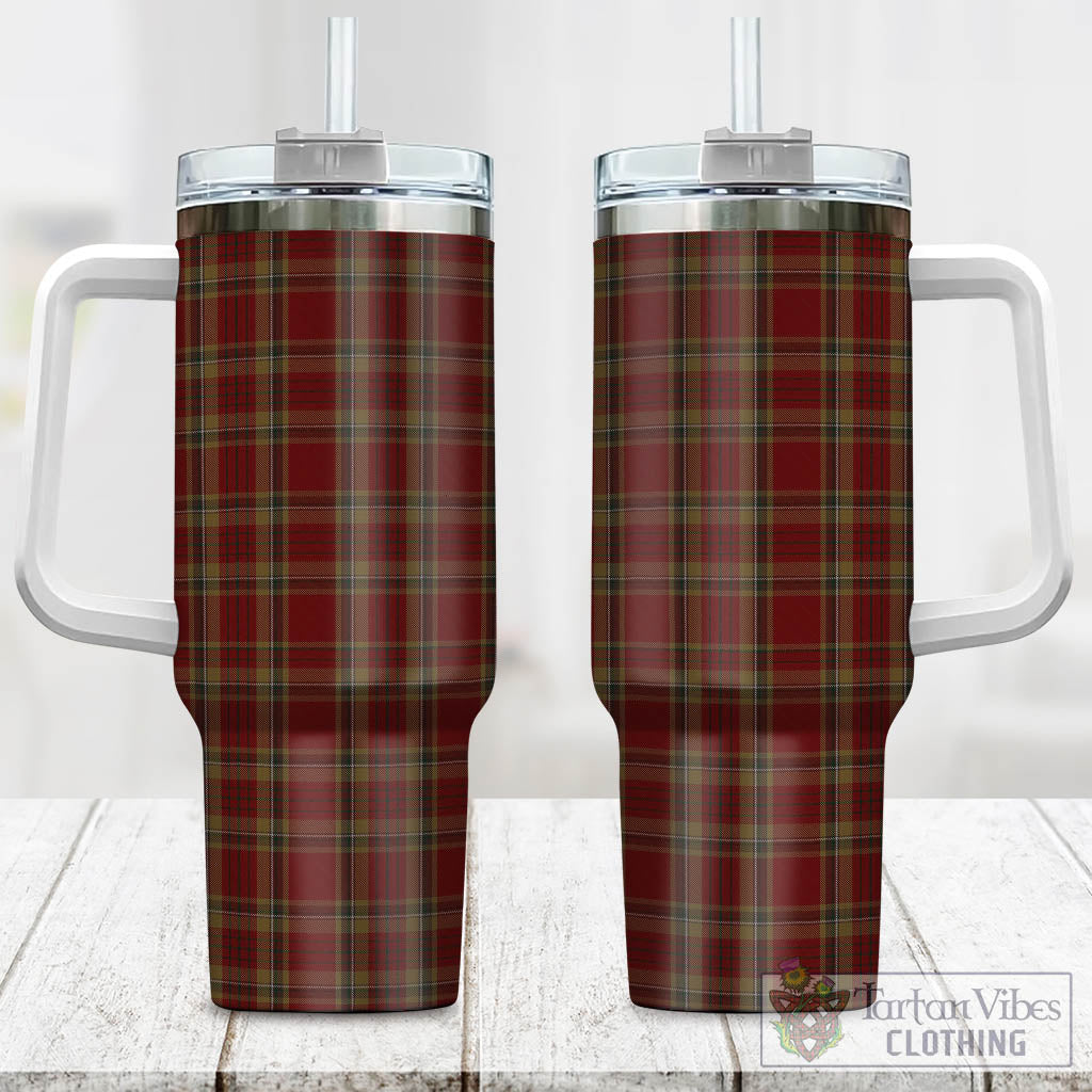 Tartan Vibes Clothing Tyrone County Ireland Tartan Tumbler with Handle