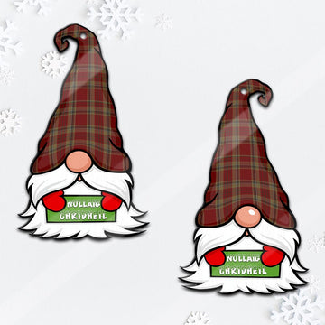 Tyrone County Ireland Gnome Christmas Ornament with His Tartan Christmas Hat - Tartan Vibes Clothing