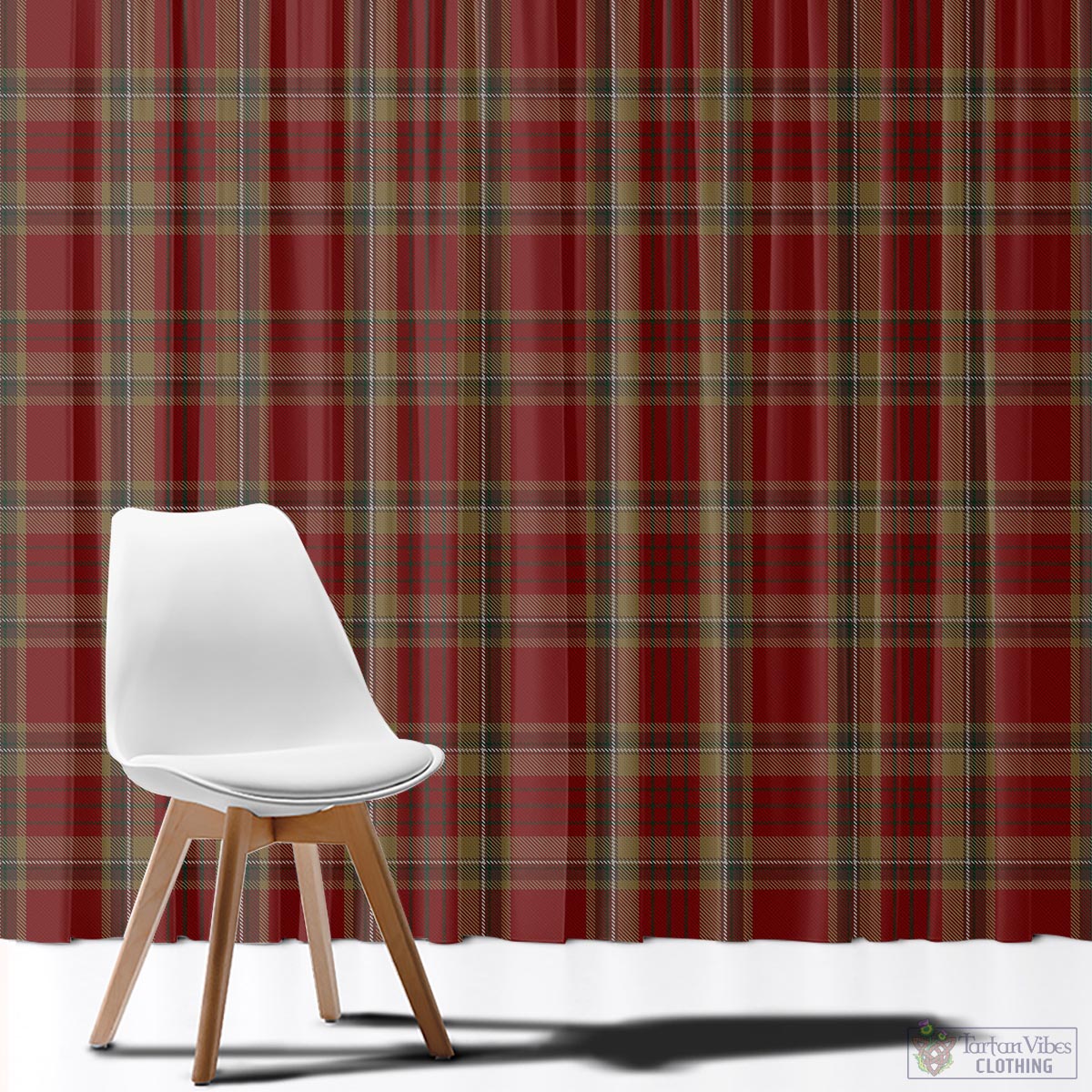 Tyrone County Ireland Tartan Window Curtain