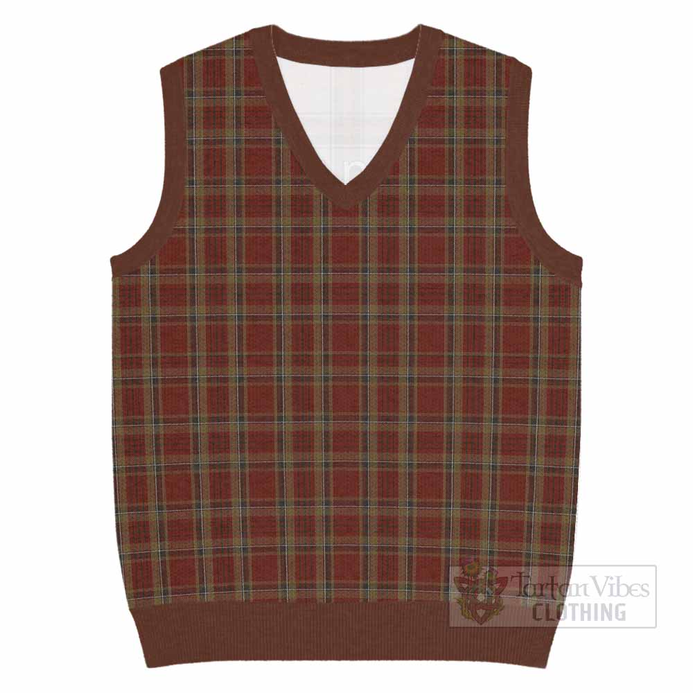 Tyrone County Ireland Tartan Knitted V-Neck Vest - Tartan Vibes Clothing