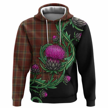 Tyrone Tartan Hoodie Resilient Scottish Thistle