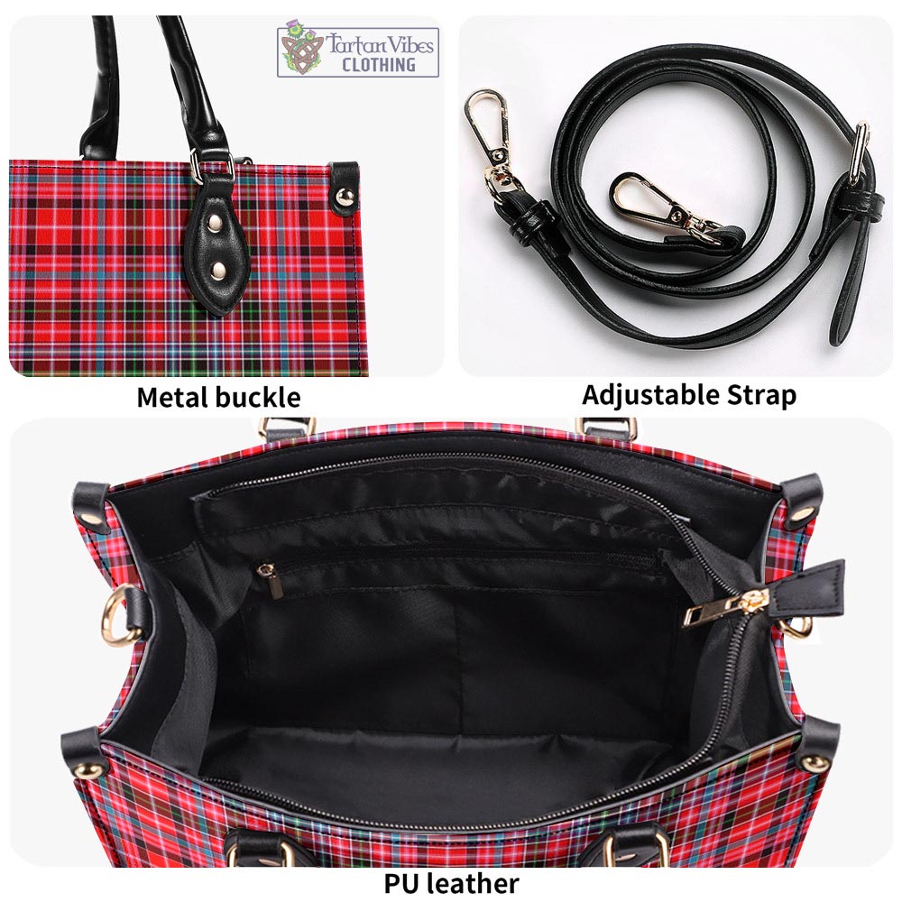 Tartan Vibes Clothing Udny Tartan Luxury Leather Handbags