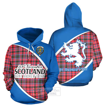 Tartan Vibes Clothing Udny Family Crest Tartan Hoodie Celebrate Saint Andrew's Day in Style