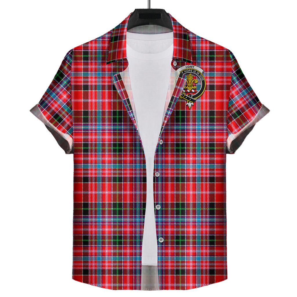 udny-tartan-short-sleeve-button-down-shirt-with-family-crest