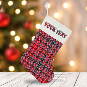 Tartan Vibes Clothing Udny Tartan Christmas Stocking with Personalized Text