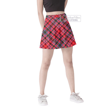 Udny Tartan Women's Plated Mini Skirt