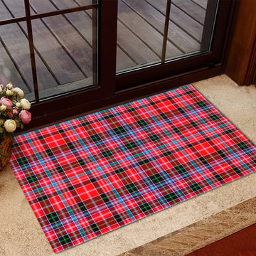 Udny Tartan Rubber Doormat