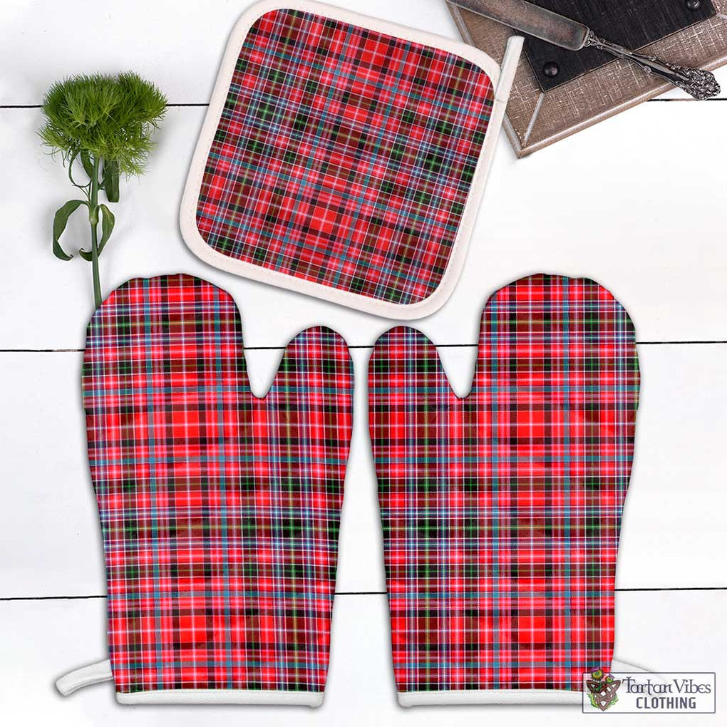 Udny Tartan Combo Oven Mitt & Pot-Holder Combo 1 Oven Mitt & 1 Pot-Holder White - Tartan Vibes Clothing