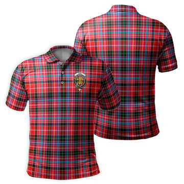 Udny Tartan Men's Polo Shirt with Family Crest