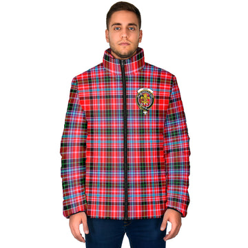 Udny Tartan Padded Jacket with Family Crest