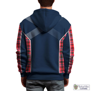 Udny Tartan Hoodie with Family Crest and Scottish Thistle Vibes Sport Style - Tartan Vibes Clothing