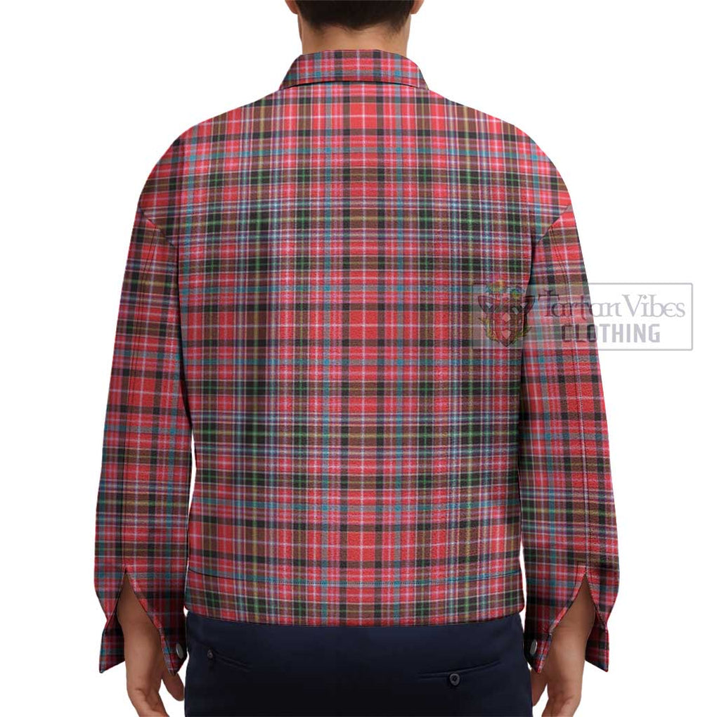 Udny Tartan Unisex Lapel Cotton Jacket - Tartan Vibes Clothing