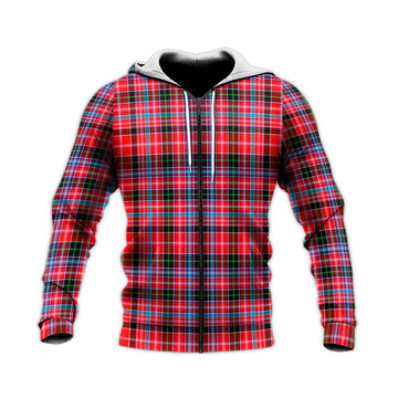 Udny Tartan Knitted Hoodie