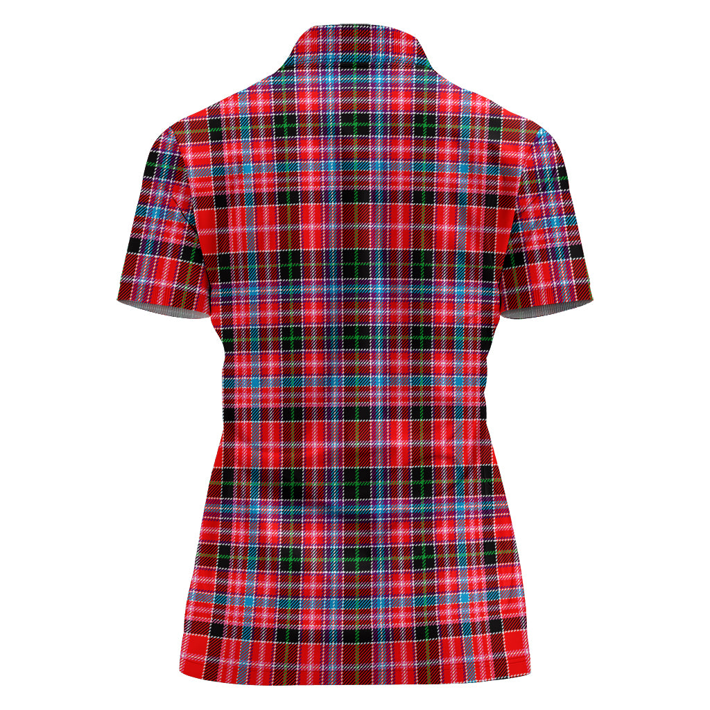 udny-tartan-polo-shirt-with-family-crest-for-women