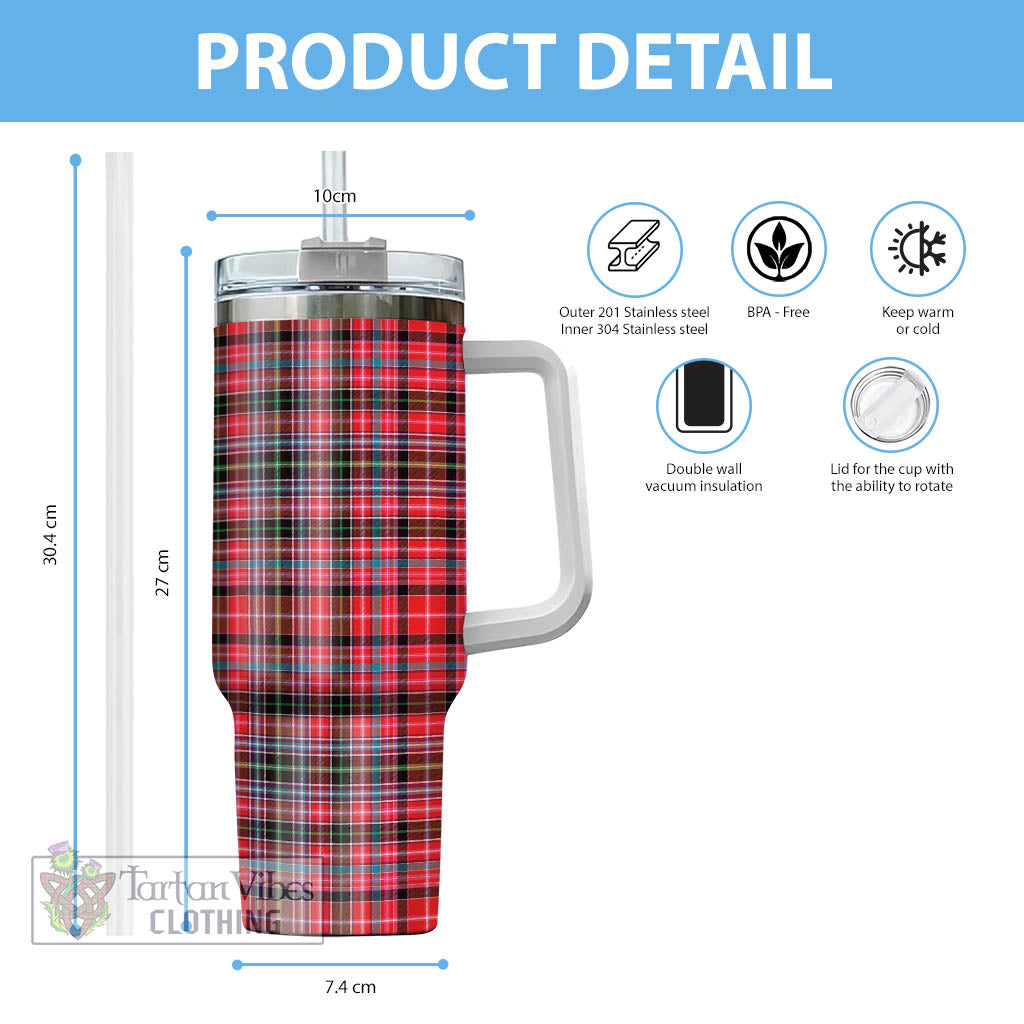 Udny Tartan Tumbler with Handle - Tartan Vibes Clothing