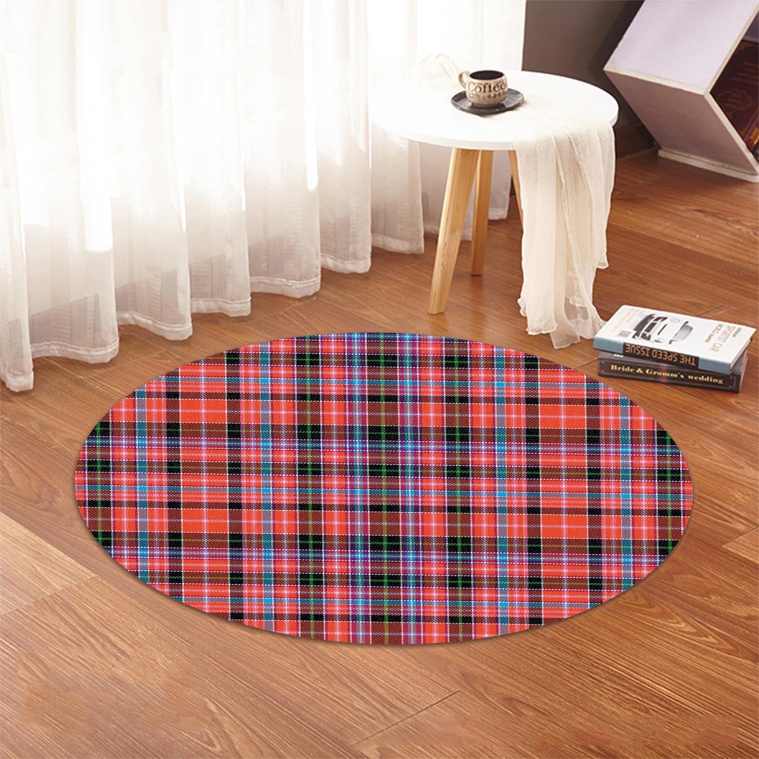 udny-tartan-round-rug