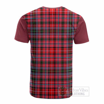 Udny Tartan Accent Cotton T-shirt with Family Crest