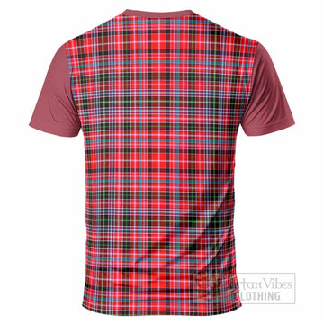 Udny Tartan Accent T-Shirt with Family Crest