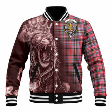 Udny Tartan Baseball Jacket Roaring Lion Heritage