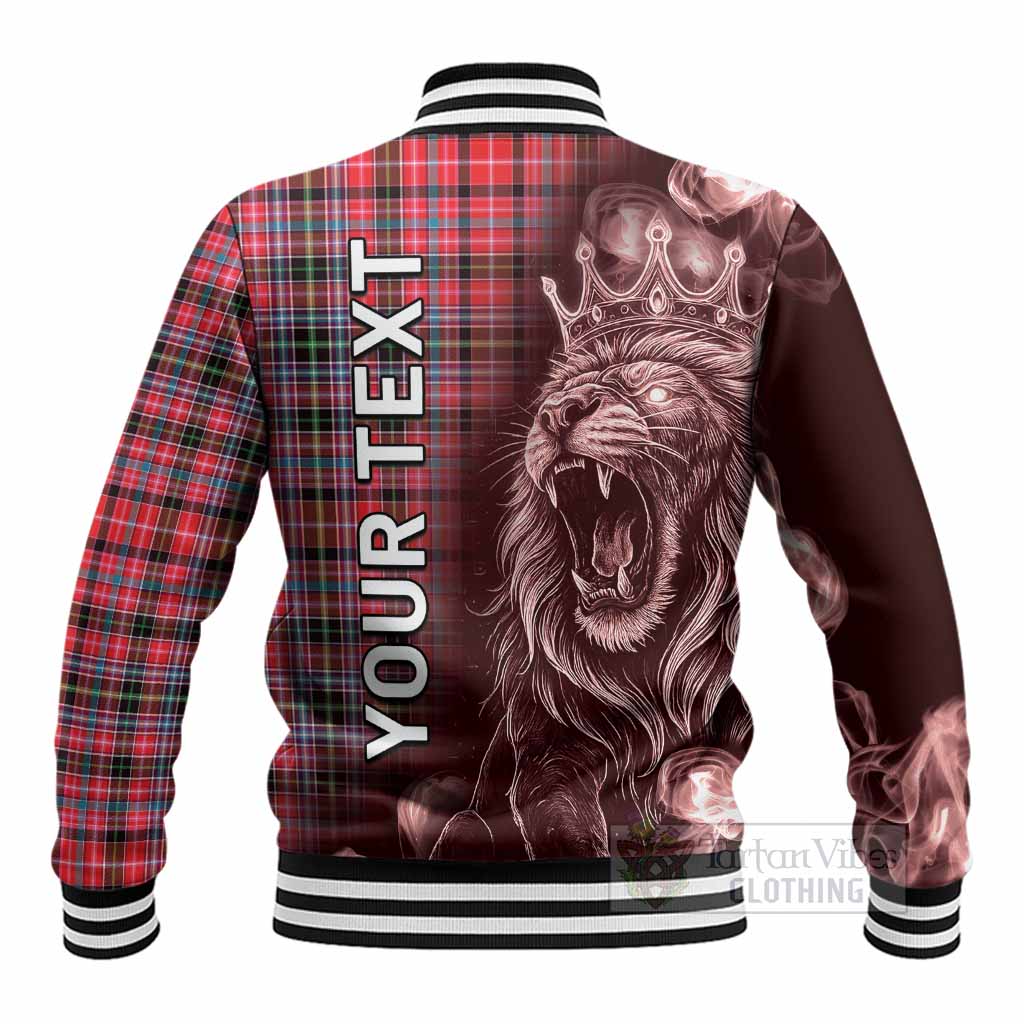 Udny Tartan Baseball Jacket Roaring Lion Heritage