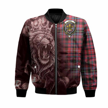 Udny Tartan Bomber Jacket Roaring Lion Heritage