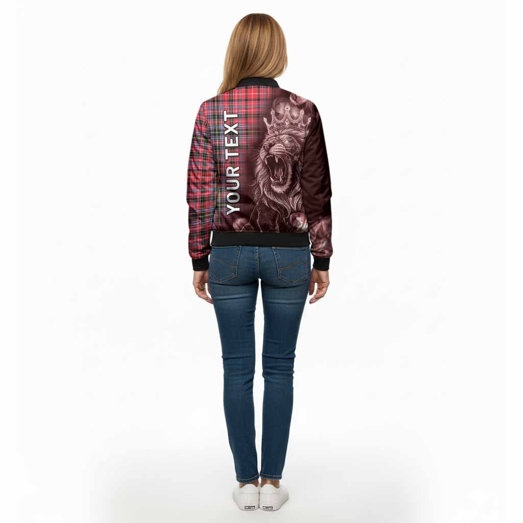 Udny Tartan Bomber Jacket Roaring Lion Heritage