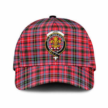 Udny Tartan Classic Cap with Family Crest