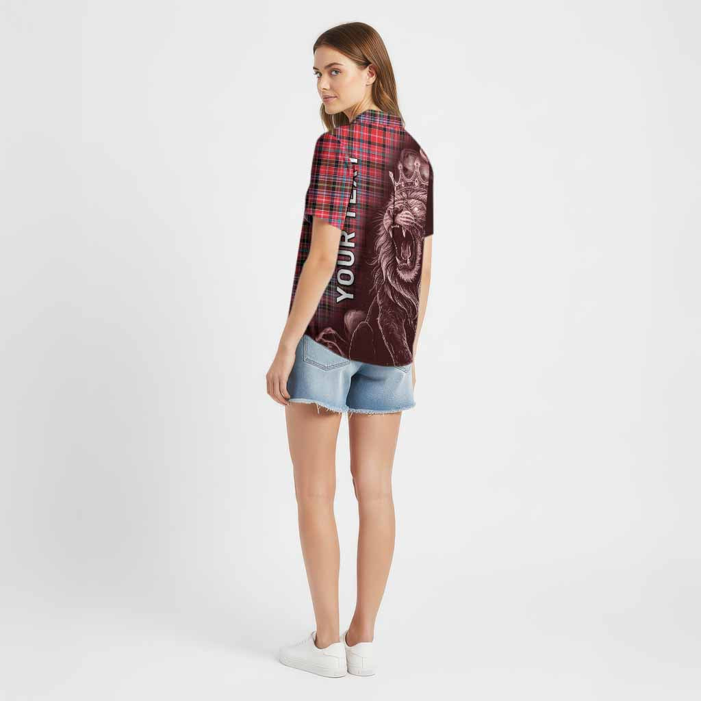 Udny Tartan Cotton Hawaiian Shirt Roaring Lion Heritage